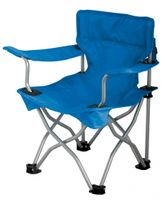 Eurotrail campingstoel Ardeche junior 34 x 27 cm staal blauw - thumbnail