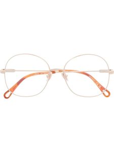 Chloé Eyewear lunettes de vue Benjamine à monture ronde - Or