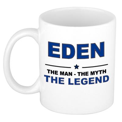 Eden cadeau mok - man myth legend - naam koffiemok - 300 ml - collega - vaderdag