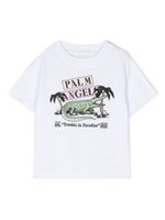 Palm Angels Kids t-shirt Croco Trouble - Blanc - thumbnail