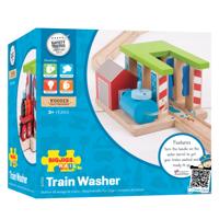 Bigjigs houten rails wasstraat voor treinen