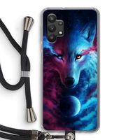 Where Light And Dark Meet: Samsung Galaxy A32 5G Transparant Hoesje met koord