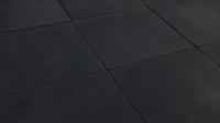 Rubbertegel 50x50x2.5cm Zwart Tuindeco - Tuindeco