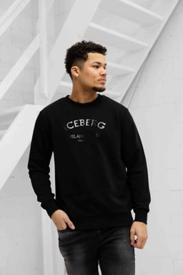 Iceberg 5C Felpa E010 Sweater Heren Zwart - Maat S - Kleur: Zwart | Soccerfanshop