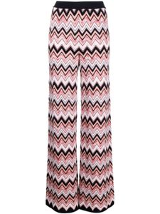 Missoni pantalon droit à motif de chevrons - Rose