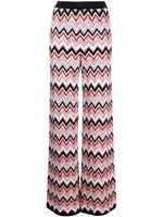 Missoni pantalon droit à motif de chevrons - Rose