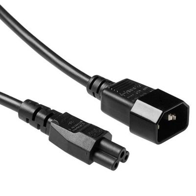 ACT AK5434 230V Stroomkabel C14/C5 Zwart - 3 meter