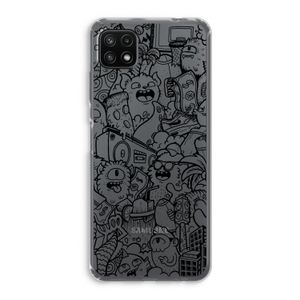 Vexx Black City : Samsung Galaxy A22 5G Transparant Hoesje