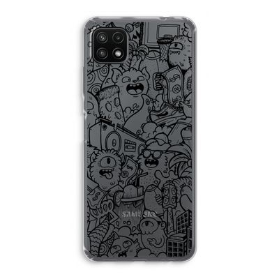 Vexx Black City : Samsung Galaxy A22 5G Transparant Hoesje