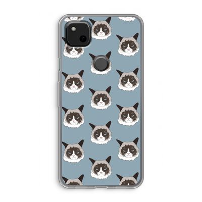 It's a Purrr Case: Google Pixel 4a Transparant Hoesje It's a Purrr Case: Google Pixel 4a Transparant Hoesje