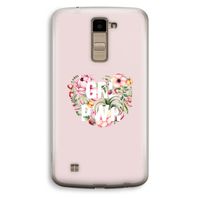 GRL PWR Flower: LG K10 (2016) Transparant Hoesje