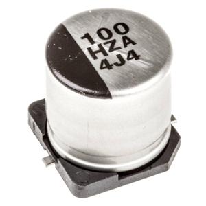 Panasonic EEHZA1H101P Elektrolytische condensator SMT 100 µF 50 V 20 % (Ø x h) 10 mm x 10.2 mm 1 stuk(s)