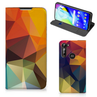 Motorola Moto G8 Power Stand Case Polygon Color