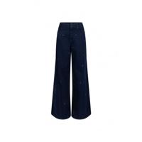 Jansen Amsterdam - Dark blue denim | Dames | Jeans | dark blue denim | 46 | regular | Kamst mode