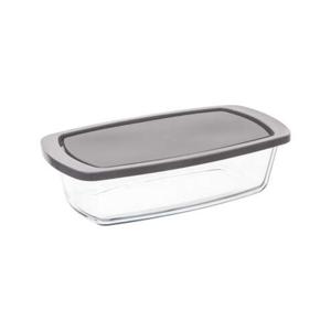 Ovenschaal met deksel - borosilicaat glas - rechthoek - 1.8 Liter - 27 x 14 x 7,3 cm