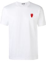 Comme Des Garçons Play embroidered logo T-shirt - Blanc