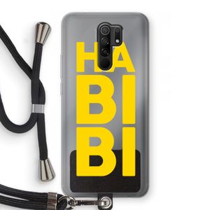 Habibi Majorelle : Xiaomi Redmi 9 Transparant Hoesje met koord