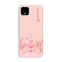 Love is in the air: Pixel 4 XL Transparant Hoesje