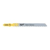 Milwaukee Speciale decoupeerzaagbladen voor keukenwerkbladen en gelamineerd spaanplaat 75 x 2,5 mm T 101 k - 5 stuks - 4932346079