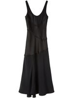 Jil Sander panelled sleeveless dress - Noir - thumbnail