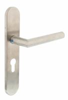 Intersteel Deurkruk Jura hoek 90° op schild profielcilindergat 55mm EN1906/4 - RVS
