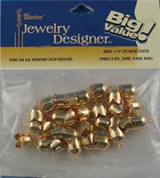 Darice • bell kap with loop 10mm 30pcs gold