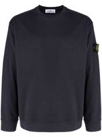 Stone Island sweat en coton à motif Compass - Bleu