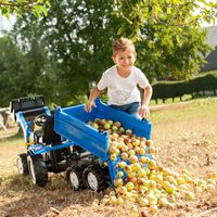 rolly toys rollyMega Trailer Speelgoed tractoraanhangwagen - thumbnail