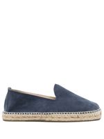 Manebi espadrilles en cuir - Bleu - thumbnail