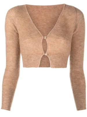 Jacquemus cardigan Le Cardigan Alzou - Marron