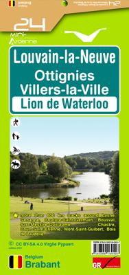 Wandelkaart 24 Louvain-la-Neuve - Leuven | Mini-Ardenne