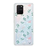 Small white flowers: Samsung Galaxy S10 Lite Transparant Hoesje