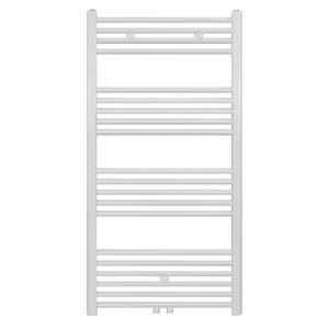 Belrad Handdoek Radiator Midden Aansluiting Wit Mat Geborsteld 1200x600-616 Watt