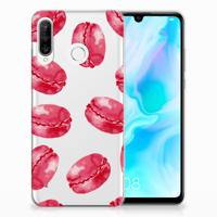 Huawei P30 Lite | Siliconen Case | Pink Macarons