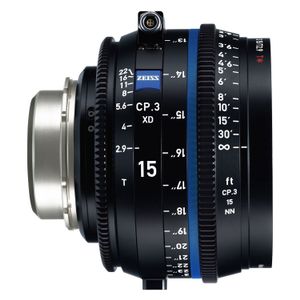 Zeiss Compact Prime CP.3 XD 15mm T2.9 PL-vatting met eXtended Data