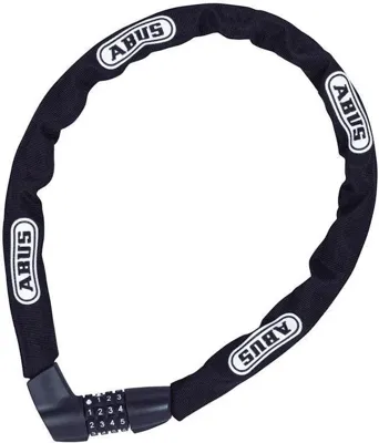 Ketting+Cijferslot Tresor Black Abus