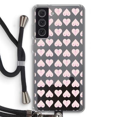 Ass 'n Titties: Samsung Galaxy S21 FE Transparant Hoesje met koord