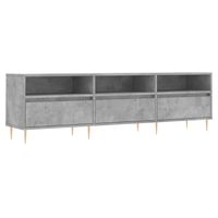 The Living Store TV-meubel X - TV-meubels - 150 x 30 x 44.5 cm - Betongrijs - thumbnail