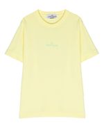 Stone Island Junior t-shirt à logo imprimé - Jaune - thumbnail