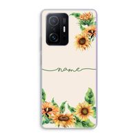 Zonnebloemen: Xiaomi 11T Pro Transparant Hoesje