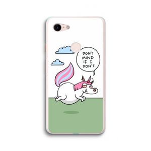 Unicorn: Google Pixel 3 XL Transparant Hoesje