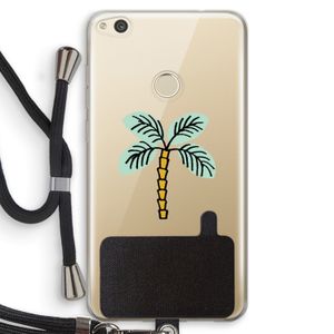 Palmboom: Huawei Ascend P8 Lite (2017) Transparant Hoesje met koord