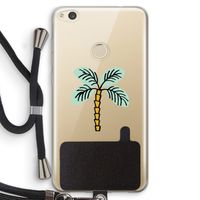 Palmboom: Huawei Ascend P8 Lite (2017) Transparant Hoesje met koord Palmboom: Huawei Ascend P8 Lite (2017) Transparant Hoesje met koord