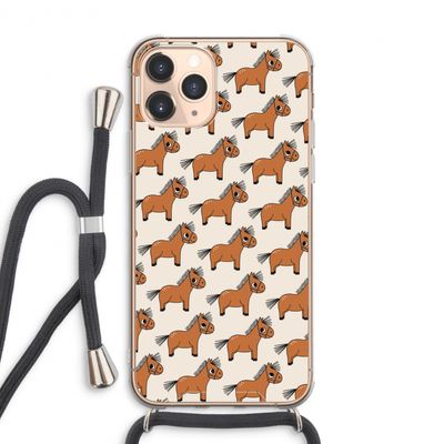 Pony: iPhone 11 Pro Max Transparant Hoesje met koord