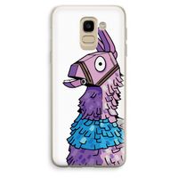 Lama: Samsung Galaxy J6 (2018) Transparant Hoesje