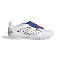 adidas Predator League FT Gras Voetbalschoenen (FG) Kids Wit Zilver Blauw Rood