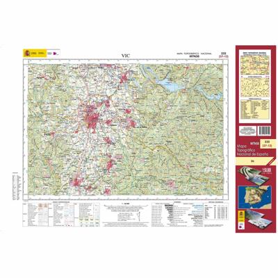 Topografische kaart 332 MT50 Vic | CNIG - Instituto Geográfico Nacional1