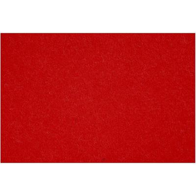 Creativ Company Hobbyvilt, vel 42x60 cm, dikte 3 mm, rood, 1 vel