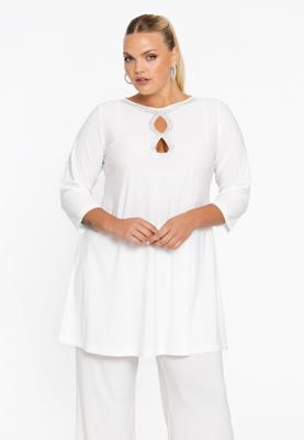 Yoek Tuniek wide bottom | Beige | Maat 42/44
