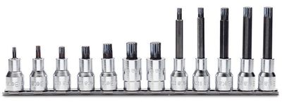 Beta 12-delige set schroevendraaier-doppen met XZN® profiel (art. 920XZN) met support 920XZN/SB12 - 009200577